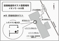 返却ポストの場所